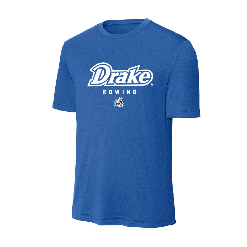 Drake - NCAA Women's Rowing : Lillian Bitker - Activewear T-Shirt-- Chenille Fabric Brocade Fabric Lace Fabric Drake - NCAA Women's Rowing : Lillian Bitker - Activewear T-Shirt-- Chenille Fabric Brocade Fabric Lace Fabric