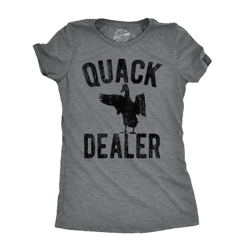 Quack Dealer Women's T Shirt-- Spandex Blend Rayon Blend Denim Blend