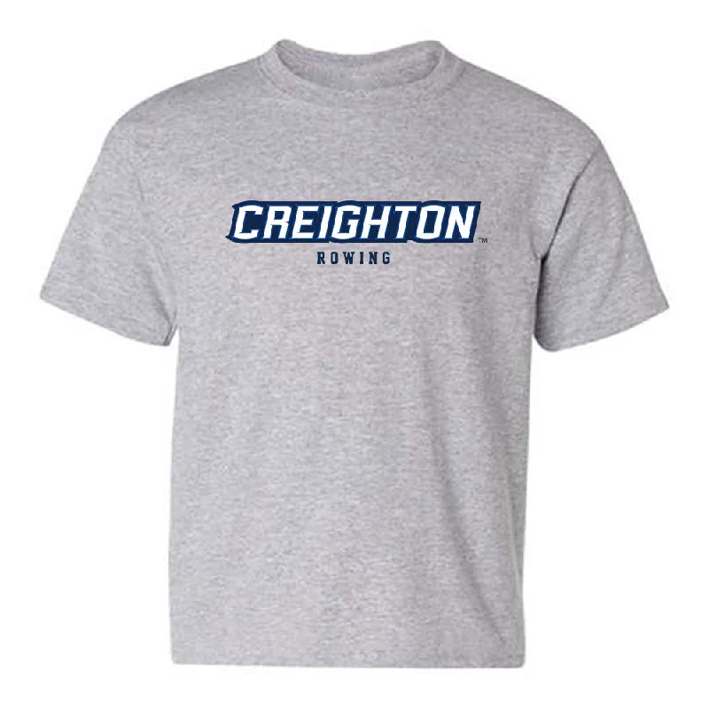 Creighton - NCAA Women's Rowing : Jaimie Gale - Classic Shersey Youth T-Shirt-- Fitted T-Shirt Seamless Stretchy Creighton - NCAA Women's Rowing : Jaimie Gale - Classic Shersey Youth T-Shirt-- Fitted T-Shirt Seamless Stretchy