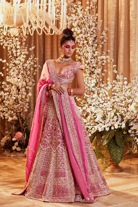 Lehenga, Blouse With Dupatta Airy Cotton Blouse