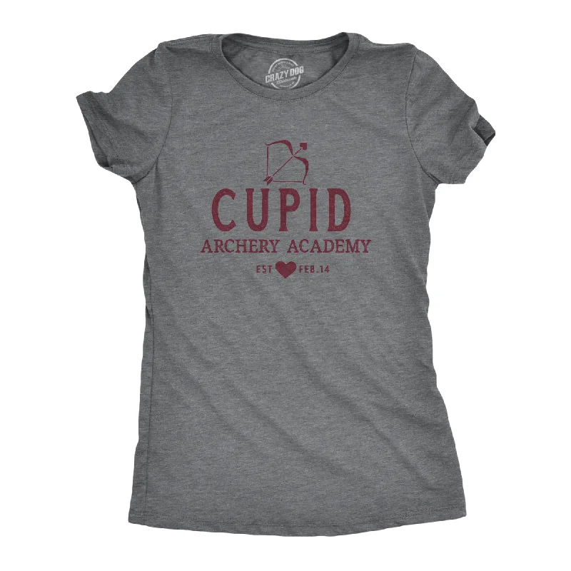 Cupid Archery Academy Women's T Shirt-- Sequined Glittery Shiny