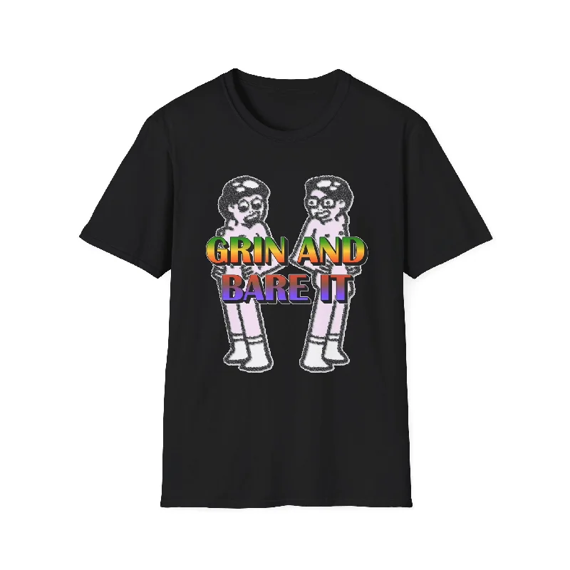 Grin And Bare It - Softstyle T-Shirt -- Basic T-Shirt Crew Neck Short Sleeve