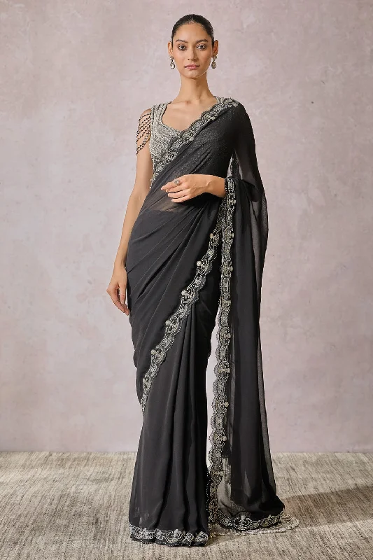 Blouse Saree Vintage Polka Blouse