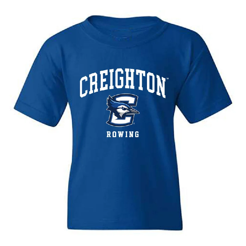 Creighton - NCAA Women's Rowing : Jaimie Gale - Classic Shersey Youth T-Shirt-- Polka Dot Checkered Tartan Creighton - NCAA Women's Rowing : Jaimie Gale - Classic Shersey Youth T-Shirt-- Polka Dot Checkered Tartan