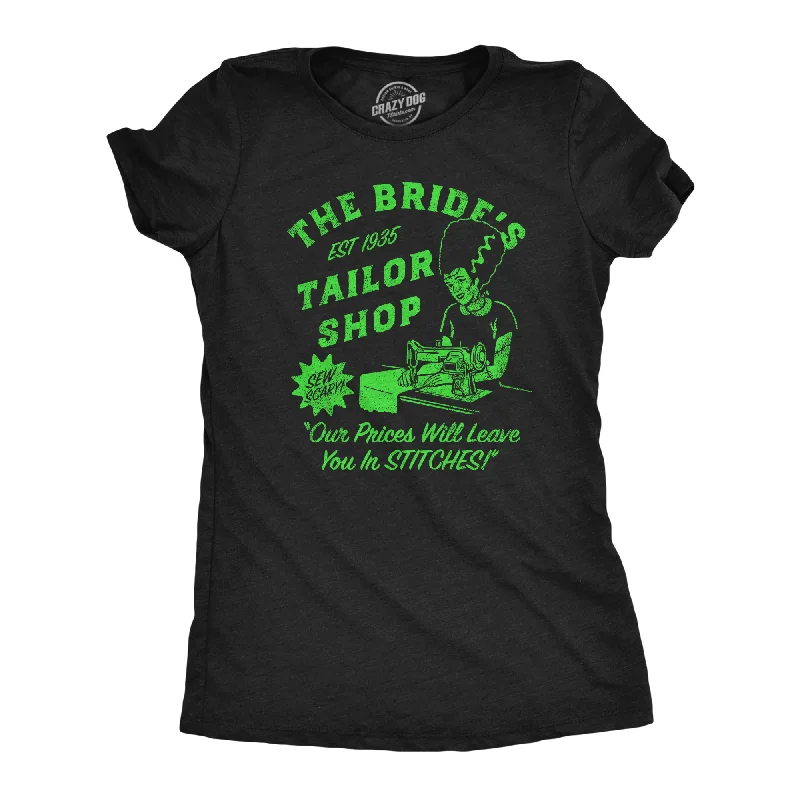 The Brides Tailor Shop Women's T Shirt-- Houndstooth Herringbone Solid