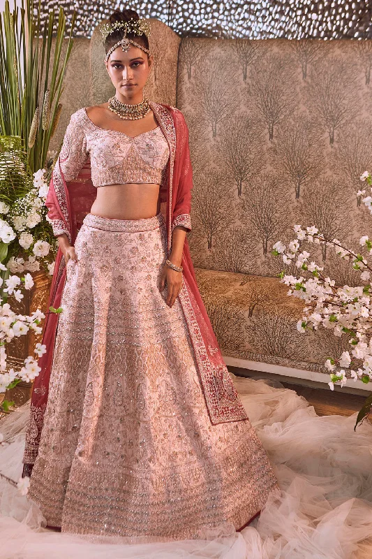Lehenga, Blouse With Dupatta Casual Button Blouse