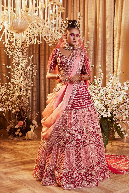 Lehenga, Blouse With Dupatta Chic Wrap Blouse