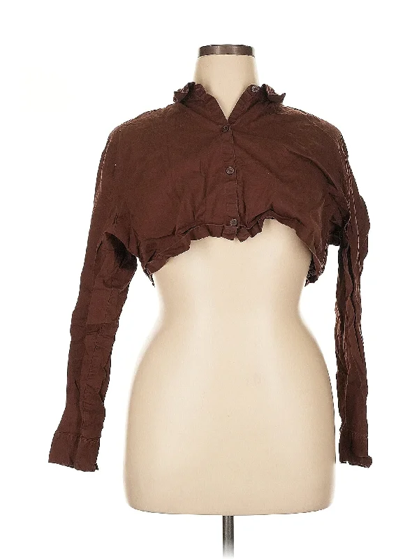 3/4 Sleeve Blouse Delicate Pleat Blouse
