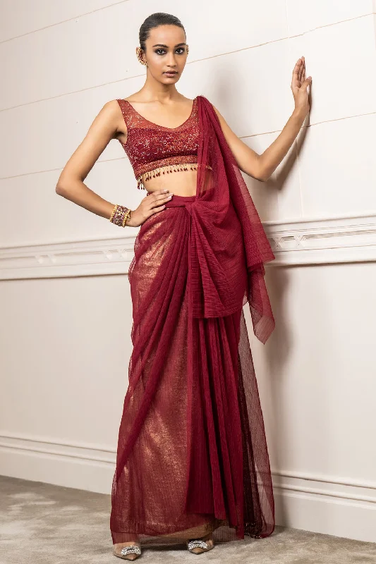 Concept Saree Blouse Semi-Sheer Blouse