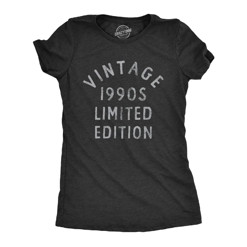 Vintage 1990s Limited Edition Women's T Shirt-- Fitted T-Shirt Seamless Stretchy