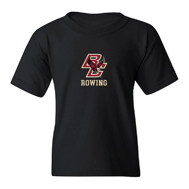 Boston College - NCAA Women's Rowing : Leighton Davis - Classic Shersey Youth T-Shirt-- Rayon Fabric Velvet Fabric Corduroy Fabric Boston College - NCAA Women's Rowing : Leighton Davis - Classic Shersey Youth T-Shirt-- Rayon Fabric Velvet Fabric Corduroy Fabric