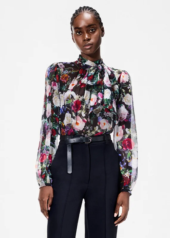 joan blouse Gathered Detail Blouse