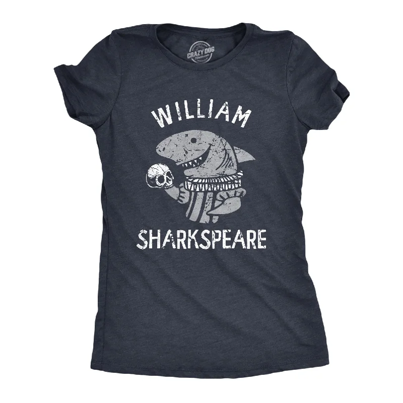William Sharkspeare Women's T Shirt-- Faux Fur Fabric Real Fur Fabric Shearling Fabric