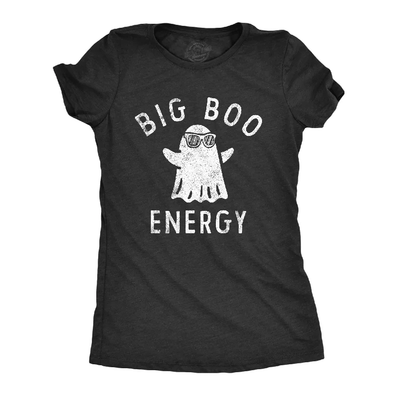 Big Boo Energy Women's T Shirt-- Real Fur Shearling Chenille