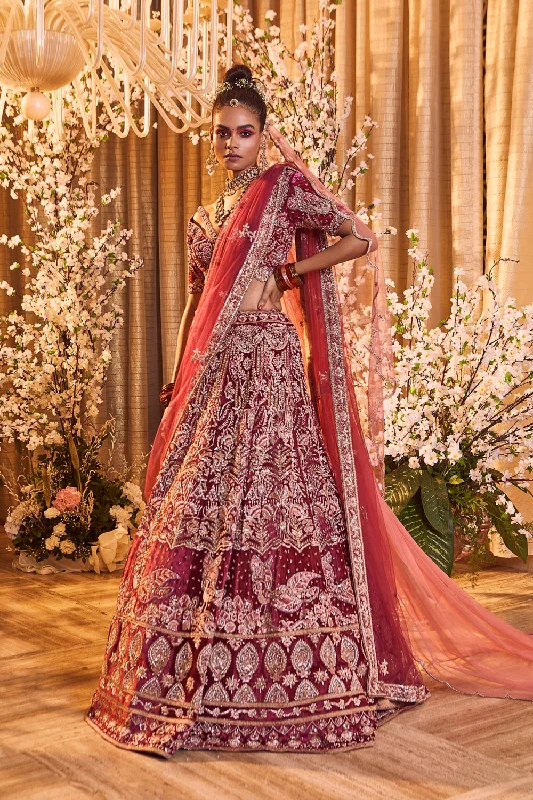 Lehenga, Blouse With Dupatta Soft Satin Blouse