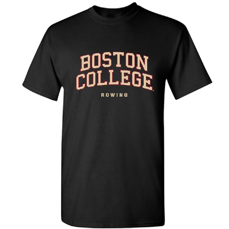 Boston College - NCAA Women's Rowing : Leighton Davis - Classic Shersey T-Shirt-- Welt Pockets Slit Pockets Flap Pockets Boston College - NCAA Women's Rowing : Leighton Davis - Classic Shersey T-Shirt-- Welt Pockets Slit Pockets Flap Pockets