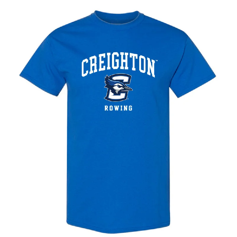 Creighton - NCAA Women's Rowing : Jaimie Gale - Classic Shersey T-Shirt -- Basic T-Shirt Crew Neck Short Sleeve Creighton - NCAA Women's Rowing : Jaimie Gale - Classic Shersey T-Shirt -- Basic T-Shirt Crew Neck Short Sleeve