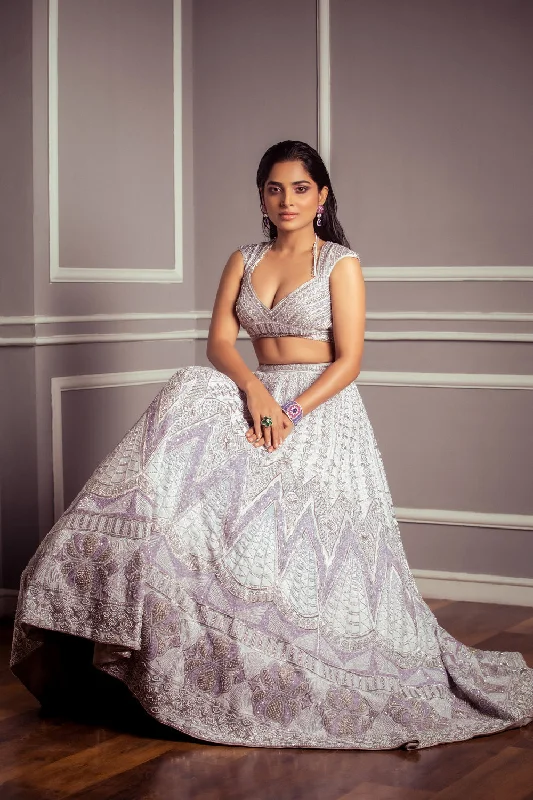 Lehenga, Blouse With Dupatta Boho Printed Blouse