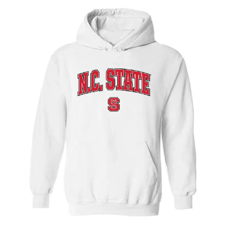 NC State - NCAA Women's Gymnastics : Bella OBryant - Generic Shersey Hooded Sweatshirt Hoodie with Hem Embroidery Detailed Premium NC State - NCAA Women's Gymnastics : Bella OBryant - Generic Shersey Hooded Sweatshirt Hoodie with Hem Embroidery Detailed Premium
