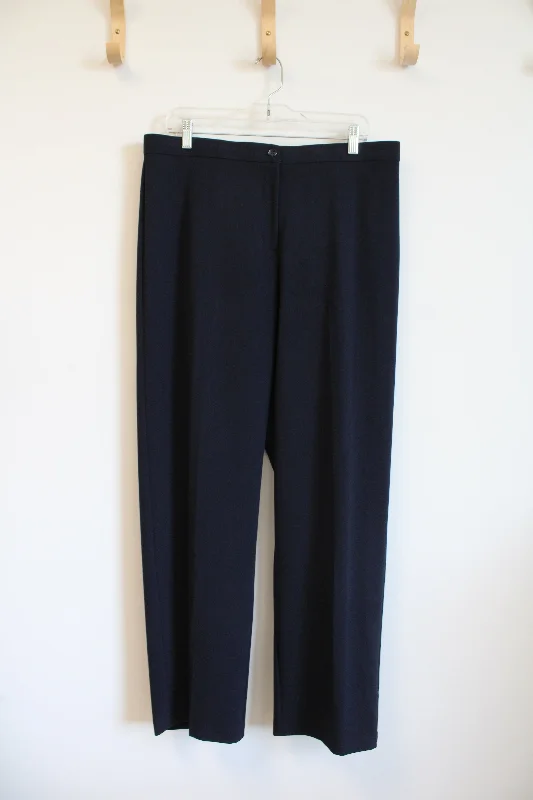 Briggs New York Navy Dress Pants | 16 Classic Pleated Pants