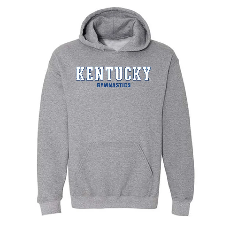 Kentucky - NCAA Women's Gymnastics : Cecily Rizo - Classic Fashion Shersey Hooded Sweatshirt Hoodie with Contrast Stitching Detailed Premium Kentucky - NCAA Women's Gymnastics : Cecily Rizo - Classic Fashion Shersey Hooded Sweatshirt Hoodie with Contrast Stitching Detailed Premium