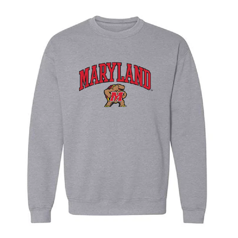 Maryland - NCAA Women's Gymnastics : Josephine Kogler - Classic Shersey Crewneck Sweatshirt Hoodie with Hem Frayed Vintage Worn Maryland - NCAA Women's Gymnastics : Josephine Kogler - Classic Shersey Crewneck Sweatshirt Hoodie with Hem Frayed Vintage Worn