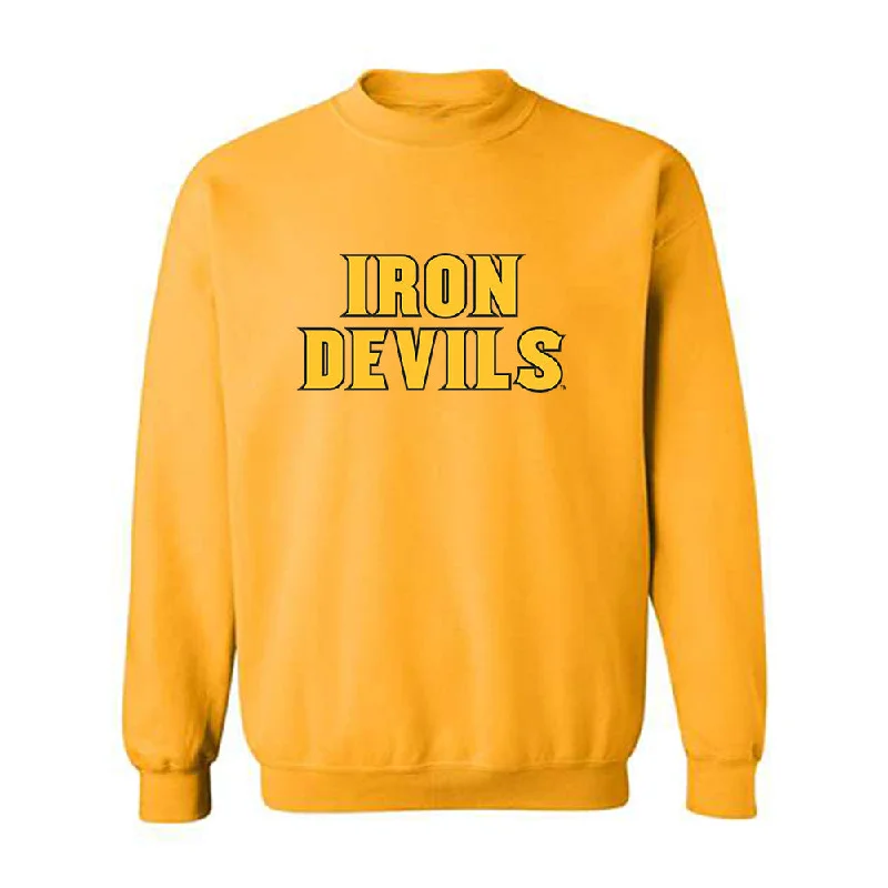 Arizona State - NCAA Women's Gymnastics : Jada Mangahas - Replica Shersey Crewneck Sweatshirt Hoodie with Hem Lace Feminine Delicate Arizona State - NCAA Women's Gymnastics : Jada Mangahas - Replica Shersey Crewneck Sweatshirt Hoodie with Hem Lace Feminine Delicate