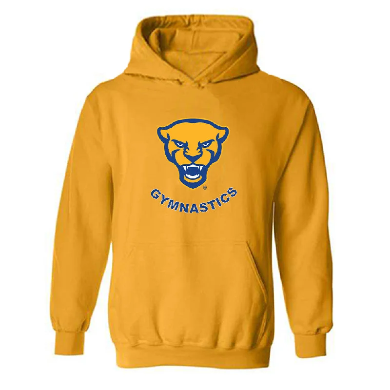 Pittsburgh - NCAA Women's Gymnastics : Erin Hutchison - Classic Shersey Hooded Sweatshirt Hoodie with Toggle Buttons Decorative Unique Pittsburgh - NCAA Women's Gymnastics : Erin Hutchison - Classic Shersey Hooded Sweatshirt Hoodie with Toggle Buttons Decorative Unique
