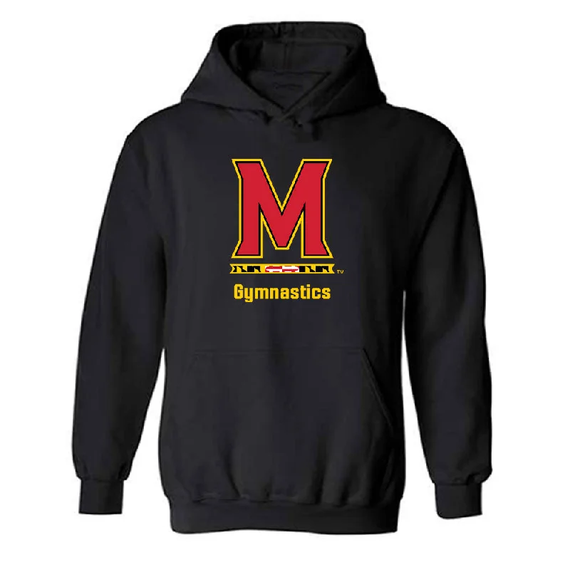 Maryland - NCAA Women's Gymnastics : Taylor Rech - Classic Shersey Hooded Sweatshirt Hoodie with Pastel Soft Subtle Maryland - NCAA Women's Gymnastics : Taylor Rech - Classic Shersey Hooded Sweatshirt Hoodie with Pastel Soft Subtle