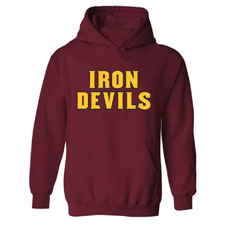 Arizona State - NCAA Women's Gymnastics : Sarah Clark - Replica Shersey Hooded Sweatshirt Hoodie with Pocket Utility Practical Arizona State - NCAA Women's Gymnastics : Sarah Clark - Replica Shersey Hooded Sweatshirt Hoodie with Pocket Utility Practical