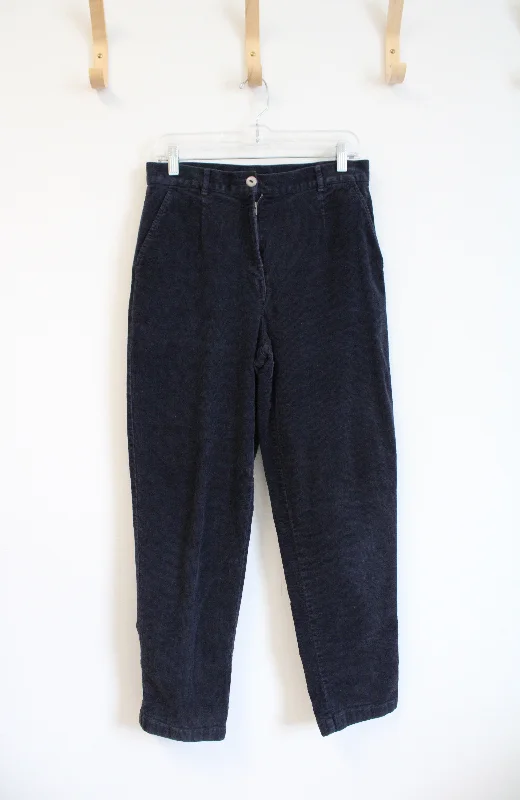 L.L. Bean Vintage Original Fit Navy Corduroy Pants | 10 Elegant Trouser Pants