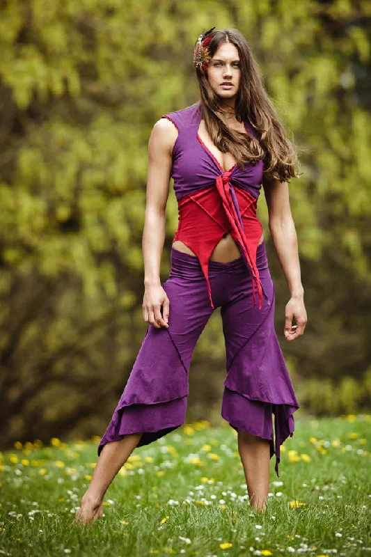 Ananda Pant Trendy High-Waist Trousers
