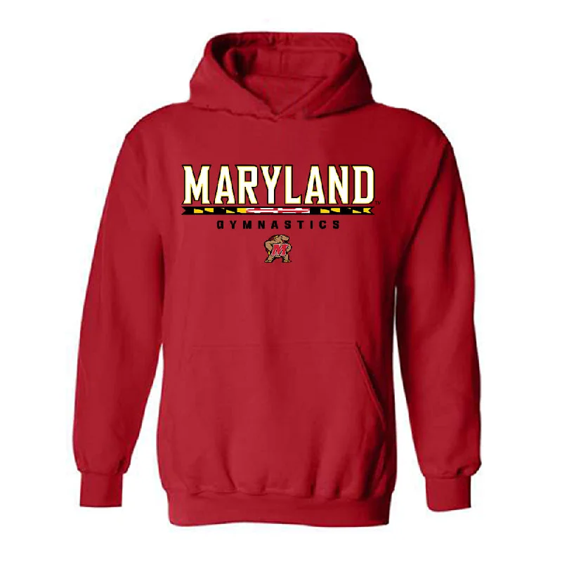 Maryland - NCAA Women's Gymnastics : Josephine Kogler - Classic Shersey Hooded Sweatshirt Zip Hoodie Drawstring Kangaroo Pocket Maryland - NCAA Women's Gymnastics : Josephine Kogler - Classic Shersey Hooded Sweatshirt Zip Hoodie Drawstring Kangaroo Pocket