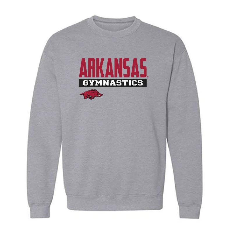 Arkansas - NCAA Women's Gymnastics : Frankie Price - Classic Fashion Shersey Crewneck Sweatshirt Hoodie with Velcro Closure Adjustable Secure Arkansas - NCAA Women's Gymnastics : Frankie Price - Classic Fashion Shersey Crewneck Sweatshirt Hoodie with Velcro Closure Adjustable Secure