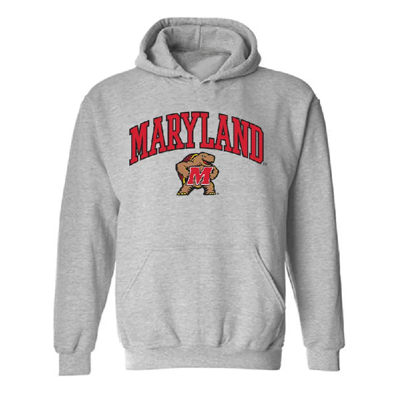 Maryland - NCAA Women's Gymnastics : Taylor Rech - Classic Shersey Hooded Sweatshirt Hoodie with Button Classic Timeless Maryland - NCAA Women's Gymnastics : Taylor Rech - Classic Shersey Hooded Sweatshirt Hoodie with Button Classic Timeless