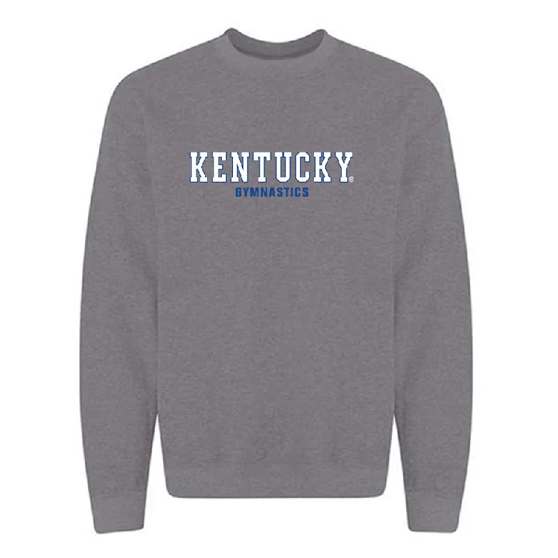 Kentucky - NCAA Women's Gymnastics : Cecily Rizo - Classic Fashion Shersey Crewneck Sweatshirt Hoodie with Frayed Bohemian Relaxed Kentucky - NCAA Women's Gymnastics : Cecily Rizo - Classic Fashion Shersey Crewneck Sweatshirt Hoodie with Frayed Bohemian Relaxed