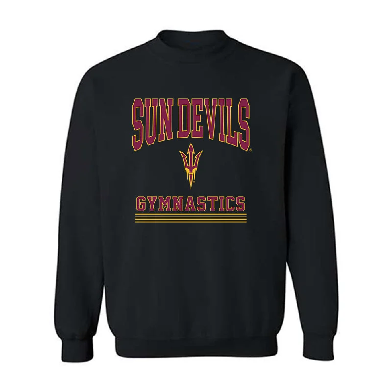 Arizona State - NCAA Women's Gymnastics : Sarah Clark - Classic Fashion Shersey Crewneck Sweatshirt Hoodie with Patch Decorative Personalized Arizona State - NCAA Women's Gymnastics : Sarah Clark - Classic Fashion Shersey Crewneck Sweatshirt Hoodie with Patch Decorative Personalized