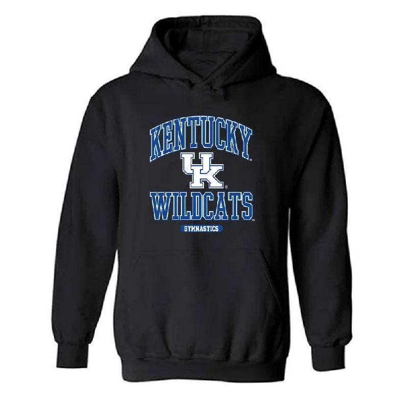 Kentucky - NCAA Women's Gymnastics : Cecily Rizo - Classic Shersey Hooded Sweatshirt Hoodie with Raw Hem Edgy Unfinished Kentucky - NCAA Women's Gymnastics : Cecily Rizo - Classic Shersey Hooded Sweatshirt Hoodie with Raw Hem Edgy Unfinished