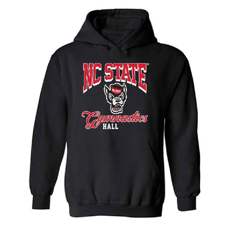 NC State - NCAA Women's Gymnastics : Maddie Hall - Fashion Shersey Hooded Sweatshirt Cotton Hoodie Fleece Lining Warmth NC State - NCAA Women's Gymnastics : Maddie Hall - Fashion Shersey Hooded Sweatshirt Cotton Hoodie Fleece Lining Warmth