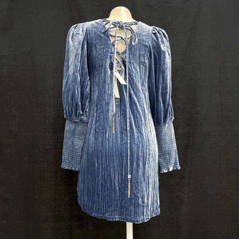 NWT Wmns by ANTHROPOLOGIE Blue Crushed Velvet Puff Sleeve Dress Sz 0 MSRP$190 Tunics Hiking breathable NWT Wmns by ANTHROPOLOGIE Blue Crushed Velvet Puff Sleeve Dress Sz 0 MSRP$190 Tunics Hiking breathable