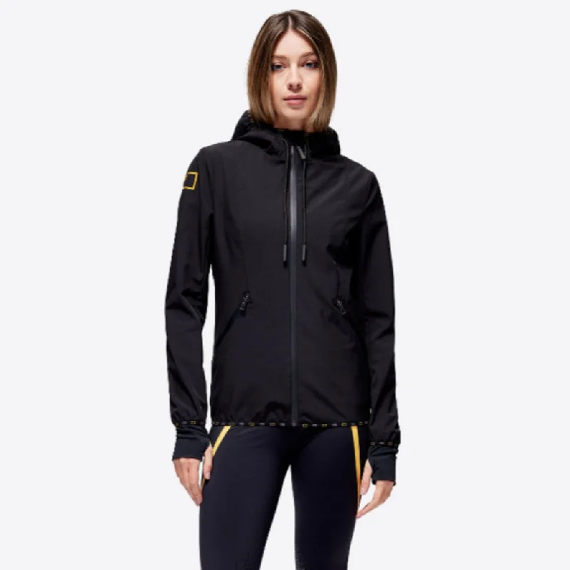 Riders Gene Ladies Hooded Softshell Jacket Bomber Jacket Anorak Windbreaker