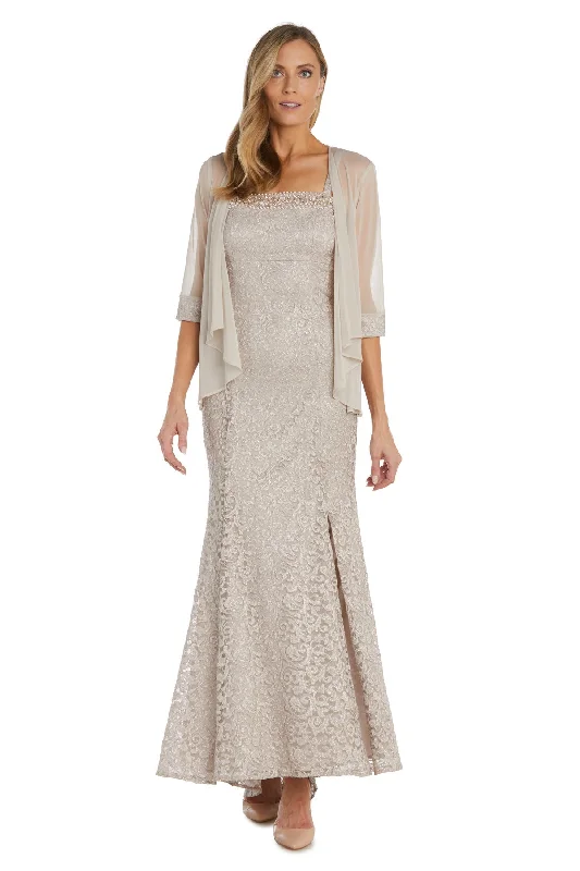 R&M Richards 1241 Long Formal Mother of the Bride Jacket Dress Jacket Blazer Coat