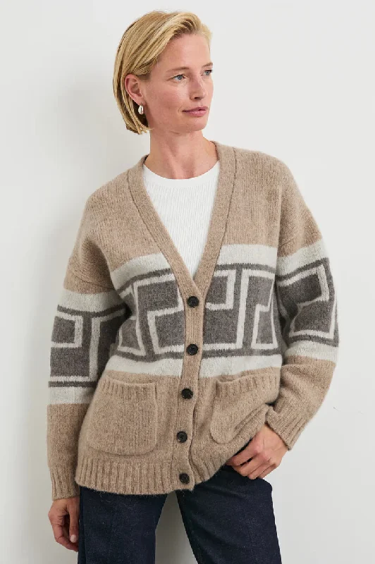Rails - Chelsea Sweater in Aspen Trail Rayon Fabric Velvet Fabric Corduroy Fabric