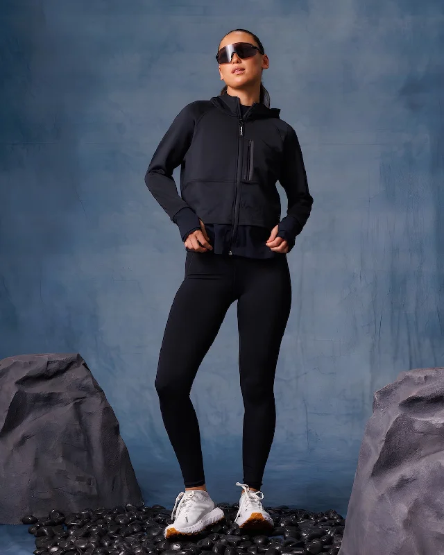 DRYFORCE® Double Layer Jacket | Black Print Jacket Jacquard Jacket Patchwork Jacket
