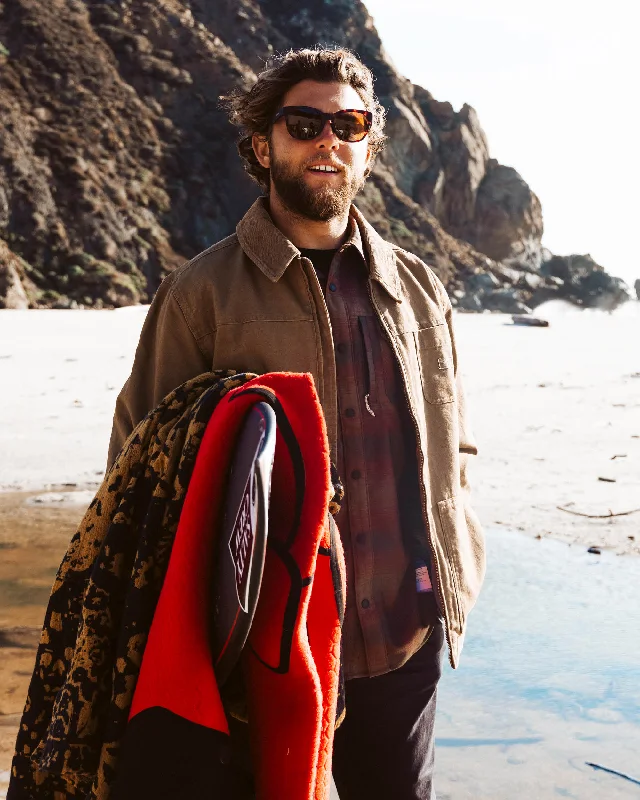 Captain Jacket - Mud Snapped Jacket Toggled Jacket Drawstring Jacket