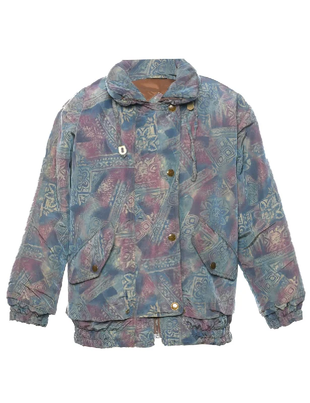 Multi-colour Ski Jacket - M Nylon Fabric Polyester Fabric Spandex Fabric