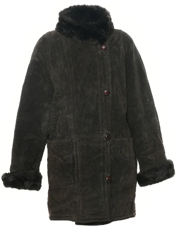 Marvin Richards Shearling Suede Jacket - M Rayon Jacket Velvet Jacket Corduroy Jacket Marvin Richards Shearling Suede Jacket - M Rayon Jacket Velvet Jacket Corduroy Jacket