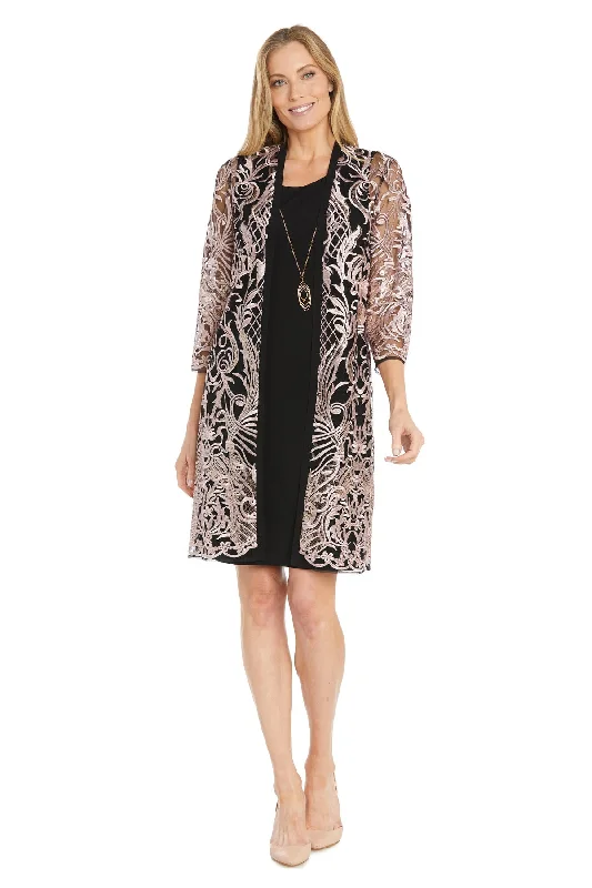 R&M Richards 3165 Sequin Short Jacket Mother of the Bride Dress Cardigan Sweater Pullover