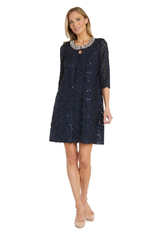 R&M Richards 1380 Mother of the Bride Short Jacket Dress Satin Jacket Silk Jacket Chiffon Jacket