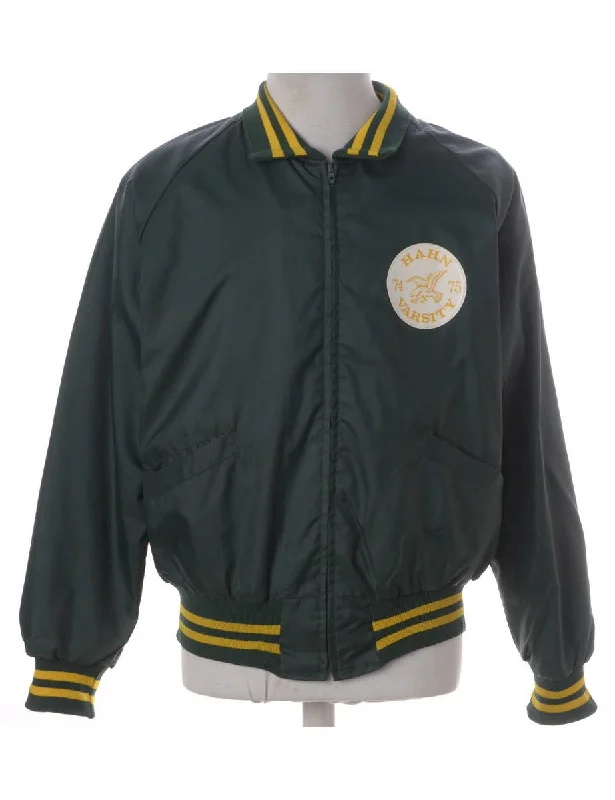 Dark Green Team Jacket Trench Coat Raincoat Waterproof Jacket